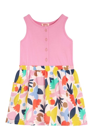 Robe - Rose et blanc - Catimini