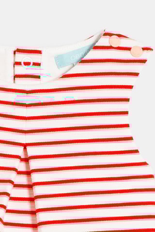 Robe - Rouge et blanc - Obaïbi
