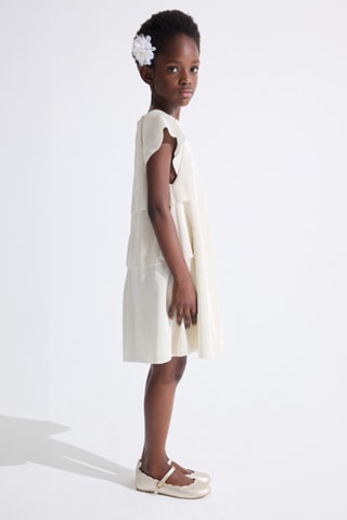 Robe plissée - Ecru - Okaïdi