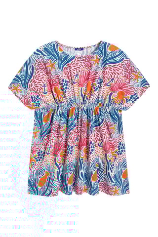Robe - Bleu marine et fuchsia - Okaïdi