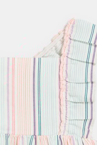 Robe salopette - Vert et violet - Obaïbi