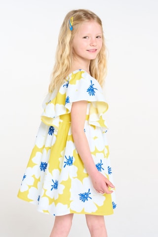Robe - Jaune et blanc - Okaïdi