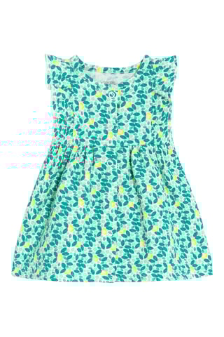 Robe sans manches et culotte - Turquoise et vert clair - Obaïbi