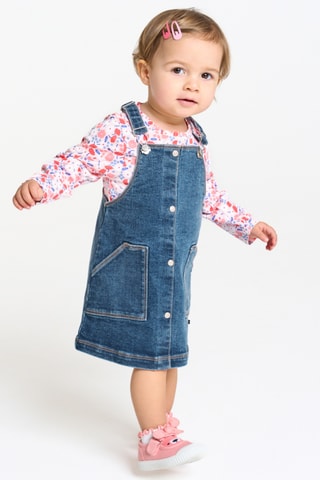 Robe salopette en jean - Indigo - Obaïbi