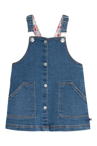 Robe salopette en jean - Indigo - Obaïbi