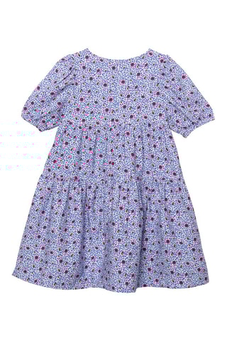 Robe - Bleu cobalt et blanc - Catimini