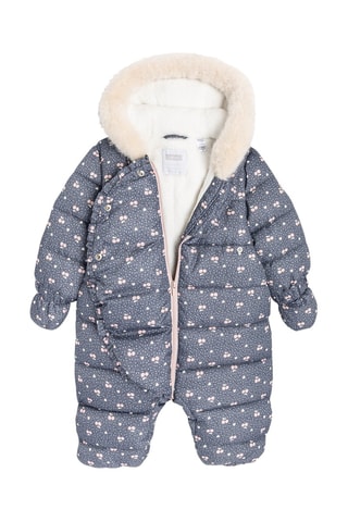 Bebe Fille Combi Pilote Imprime Bleu Combipilote Prune