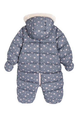 Bebe Fille Combi Pilote Imprime Bleu Combipilote Prune
