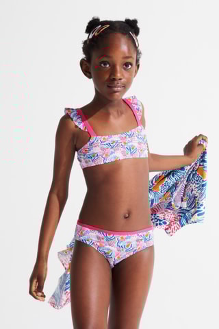 Maillot 2 pièces - Rose et bleu - Okaïdi