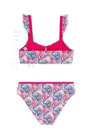 Maillot 2 pièces - Rose et bleu - Okaïdi
