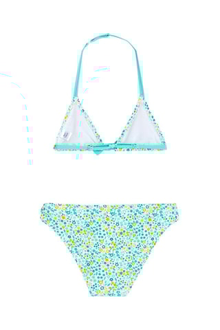 Maillot 2 pièces Vert d’eau et blanc - Okaïdi