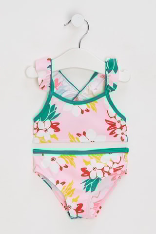 Maillot 2 pièces - Rose et vert - Catimini