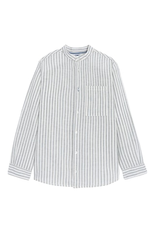 Chemise en lin - Blanc - Okaïdi
