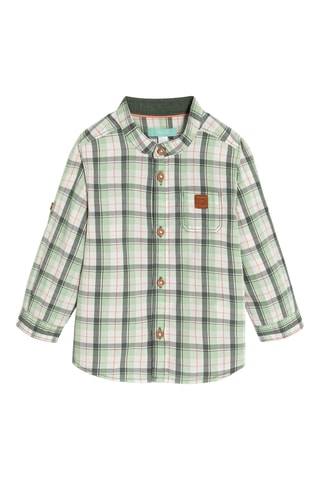 Chemise - Blanc et vert - Obaïbi