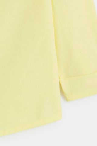 Chemise en lin - Jaune - Okaïdi