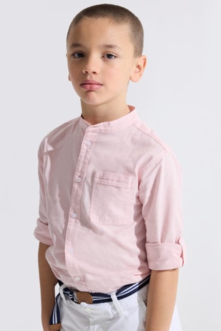 Chemise en lin - Rose - Okaïdi
