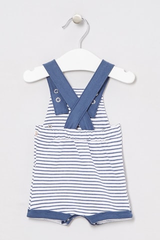 Salopette Bleu cobalt et blanc - Obaïbi