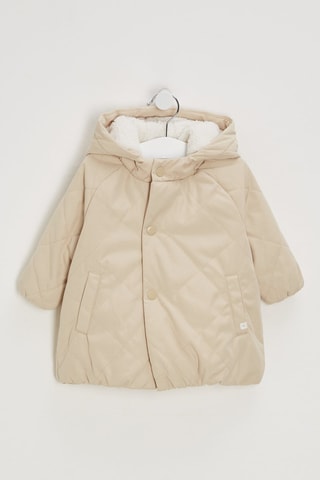 Doudoune à capuche - Beige
