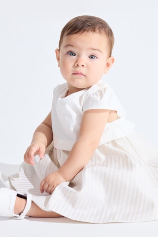 Body-robe - Blanc et beige - Obaïbi