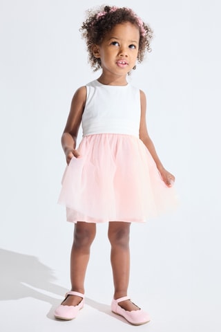 Body-robe - Blanc et rose - Obaïbi