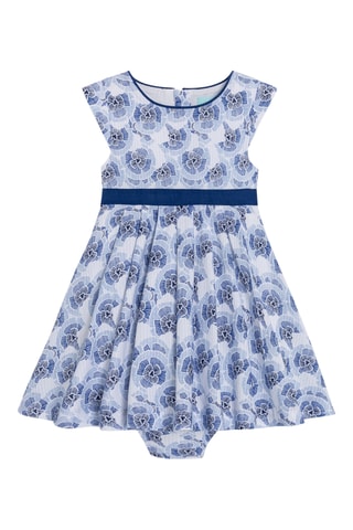 Body-robe - Bleu marine et blanc - Obaïbi