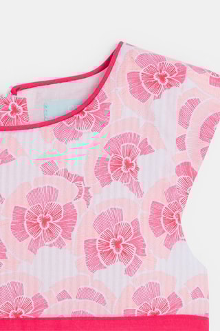 Body-robe - Rose et blanc - Obaïbi