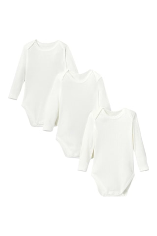 3 bodys - Blanc - Absorba