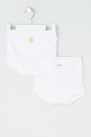2 culottes en coton biologique - Blanc - Absorba - Absorba