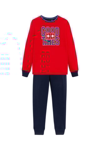 Pyjama - Rouge et bleu marine - Okaïdi