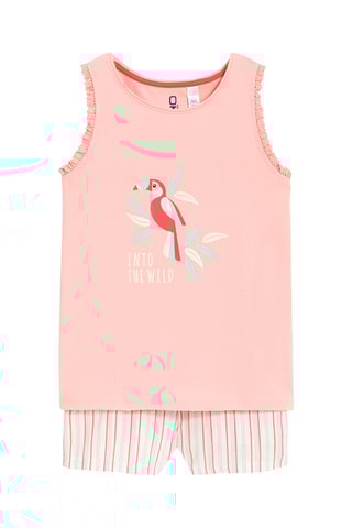 Pyjama - Rose et blanc - Okaïdi