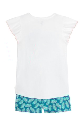 Pyjama Blanc et bleu cobalt - Okaïdi