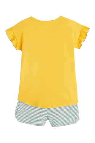 Pyjama Moutarde et vert d’eau - Okaïdi