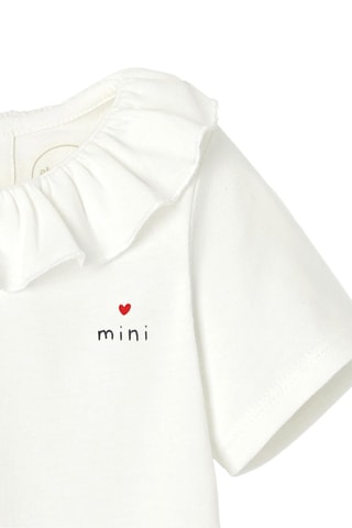 T-shirt - Ivoire - Rose poudré