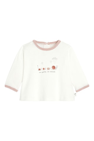 T-shirt - Blanc et rouge - Absorba