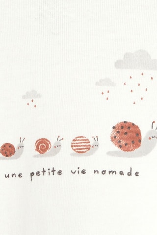 T-shirt - Blanc et rouge - Absorba