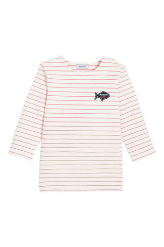 T-shirt - Blanc et rouge - Absorba