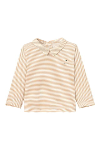T-shirt - Blanc et marron - Absorba