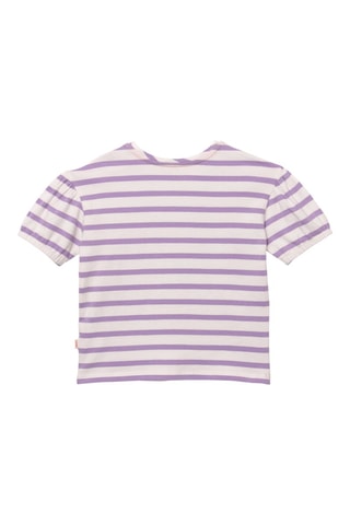 T-shirt - Blanc et violet - Catimini