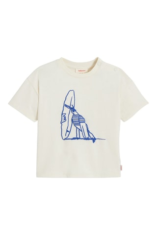 T-shirt - Ecru - Catimini