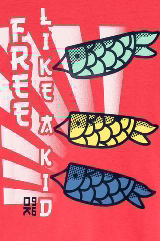 T-shirt - Corail - Okaïdi