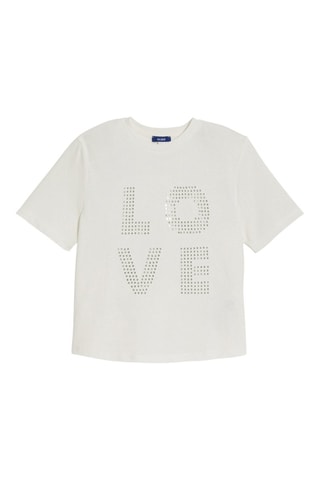 T-shirt - Blanc - Okaïdi