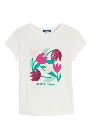 T-shirt - Blanc - Okaïdi
