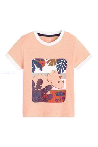 T-shirt Saumon chiné - Obaïbi