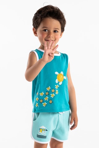 T-shirt Turquoise - Obaïbi