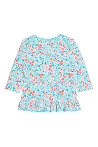 T-shirt Turquoise et rouge - Obaïbi