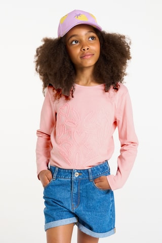 T-shirt - Rose poudré
 - Okaïdi