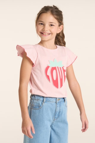 T-shirt - Rose - Okaïdi