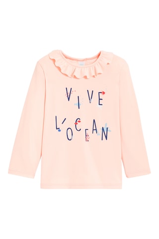 T-shirt de bain - Saumon - Obaïbi