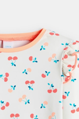 T-shirt de bain - Blanc - Obaïbi
