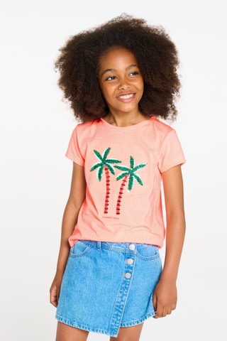 T-shirt - Rose chiné - Okaïdi